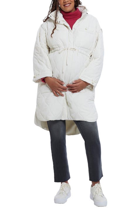 Woven Full-Zip Long Sleeve Quilted Puffer Jacket