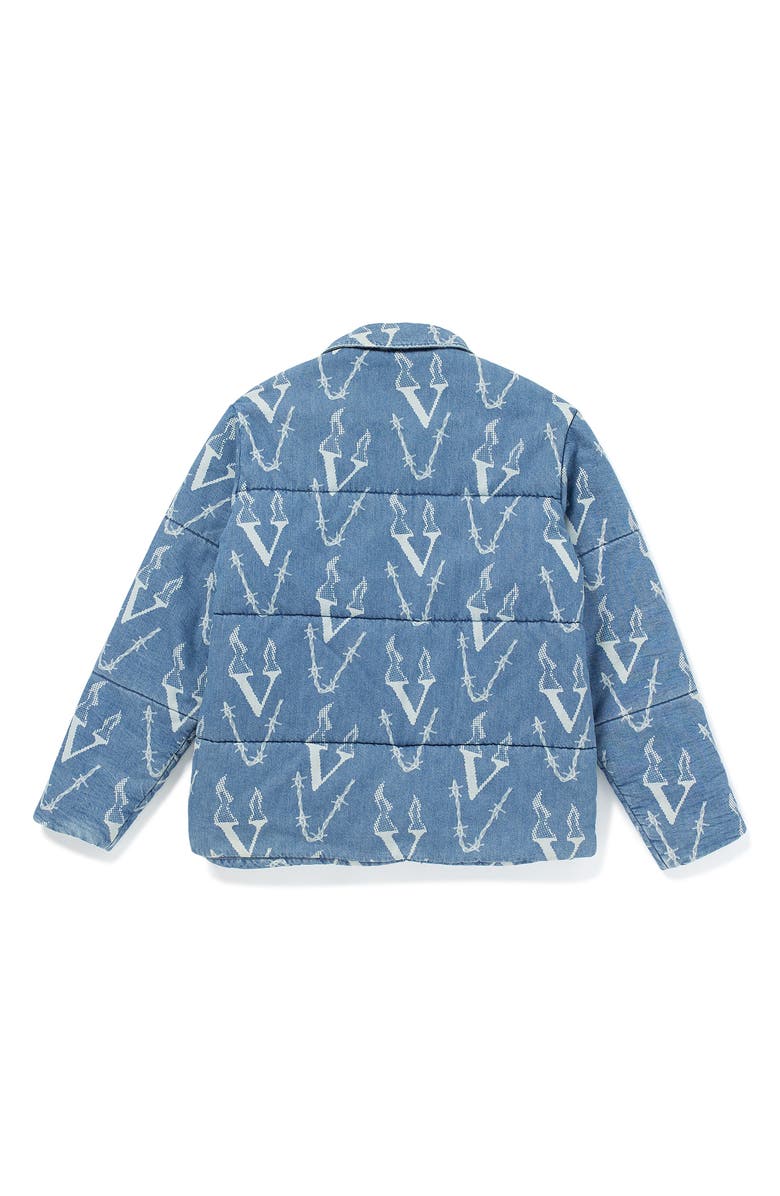 Volcom x Fergus Purcell Fergadelic Denim Puffer Coat, Alternate, color,