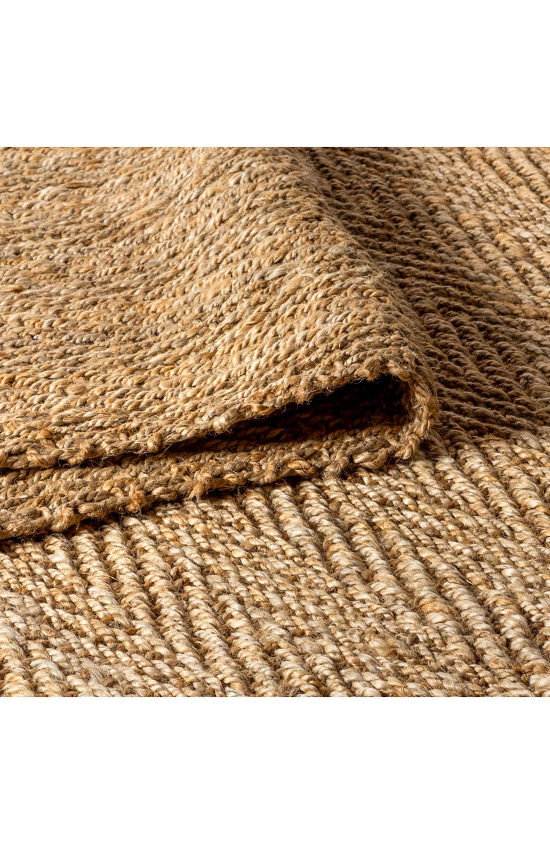 JONATHAN Y Espina Hand Woven Herringbone Chunky Jute Area Rug, Alternate, color, Natural