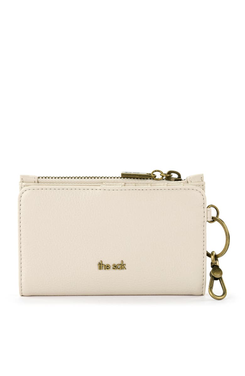 The Sak Encino Leather Card Wallet, Alternate, color, Stone