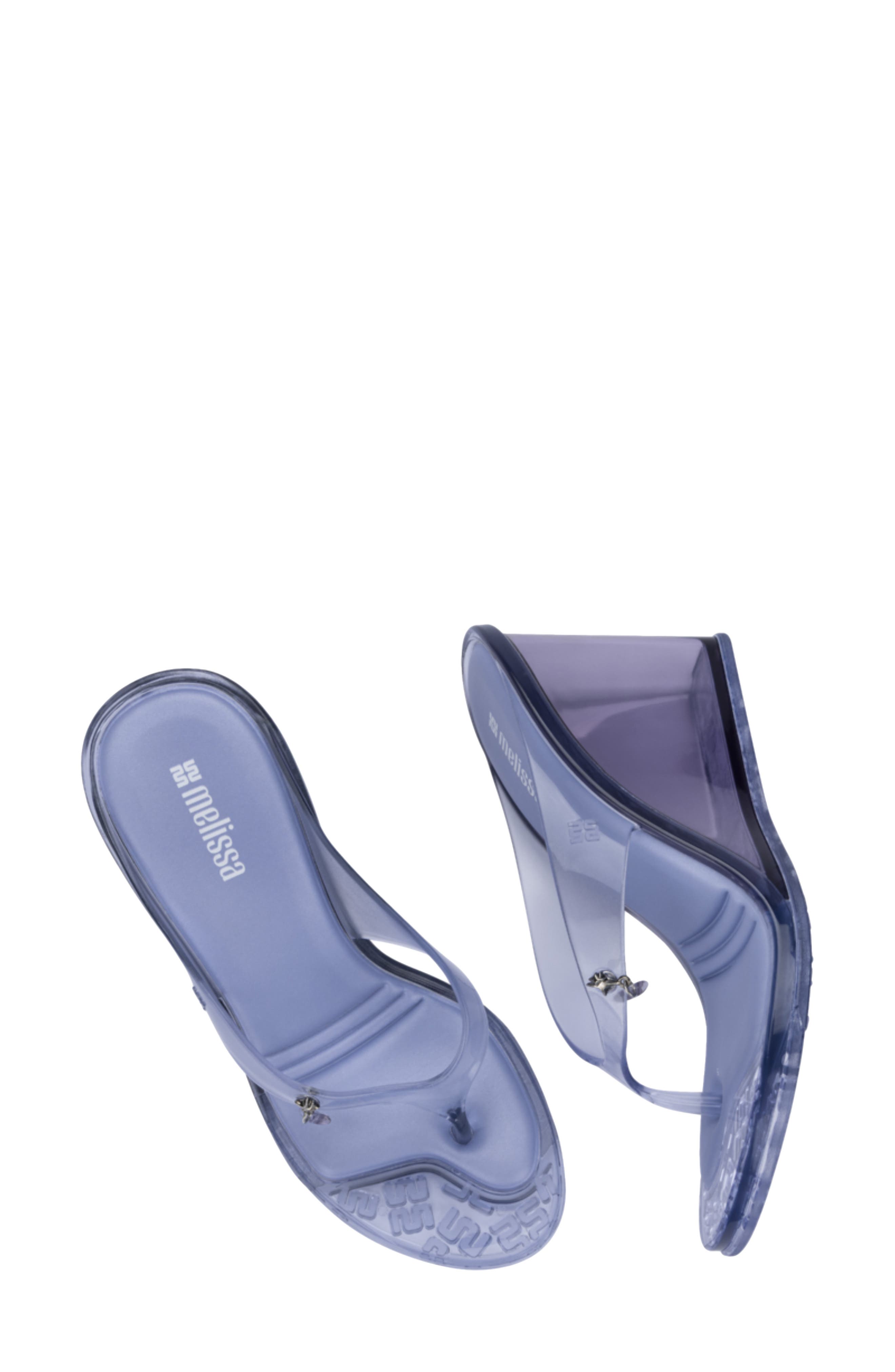 Nabeela Wedge Flip Flop, Alternate, color, LILAC