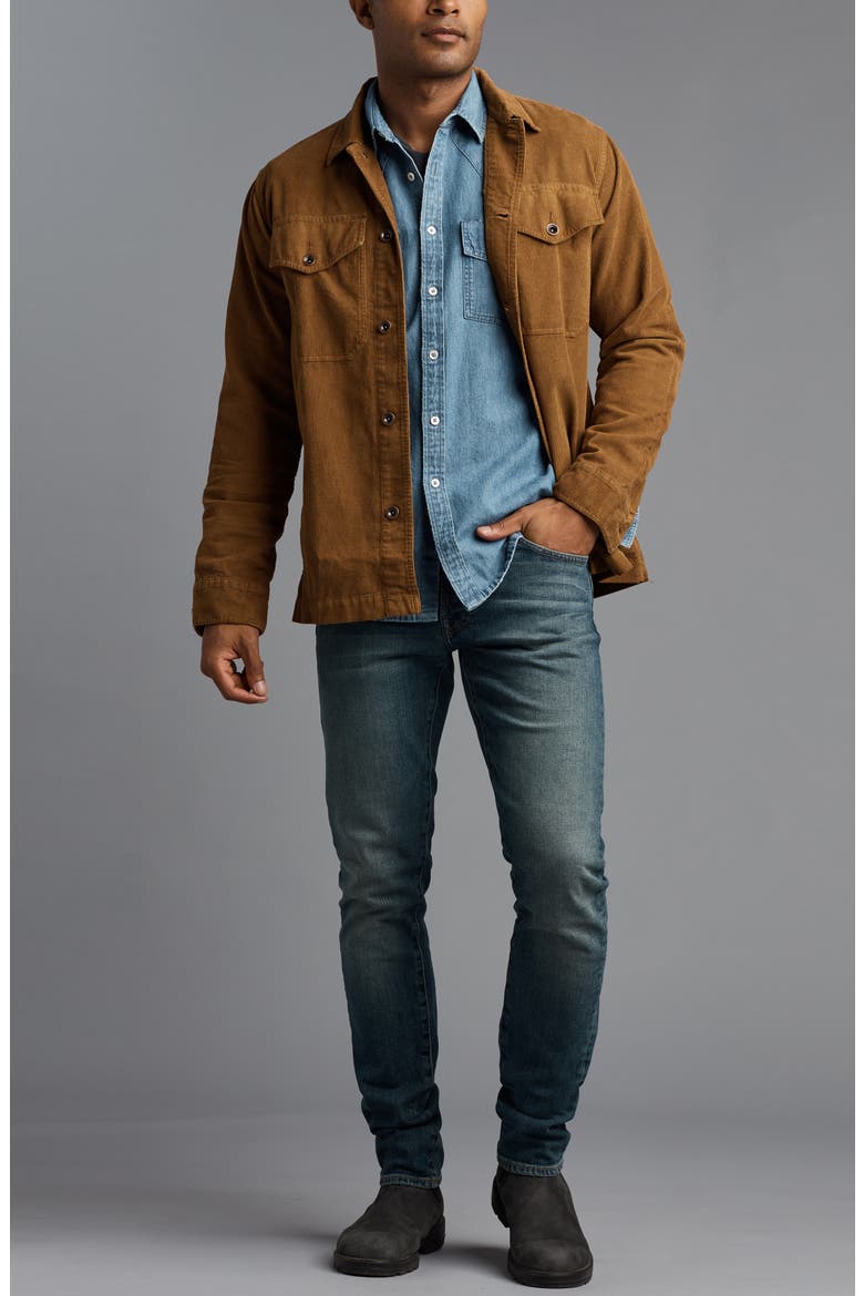 Odessa Cord Field Jacket, Alternate, color, AMBER GRAIN