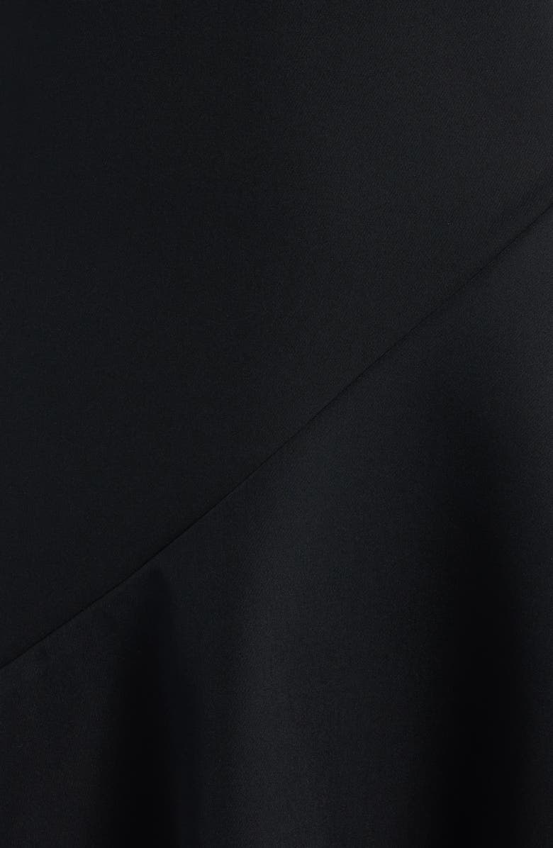 Chelsea28 Cap Sleeve High Low Midi dress, Alternate, color, Black