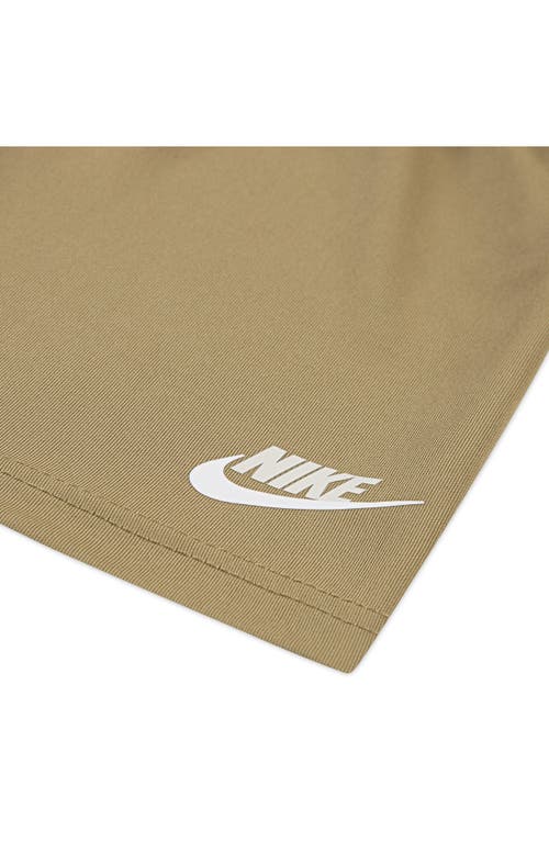 Nike Kids' Split Futura T-shirt & Shorts Set In Parachute Beige