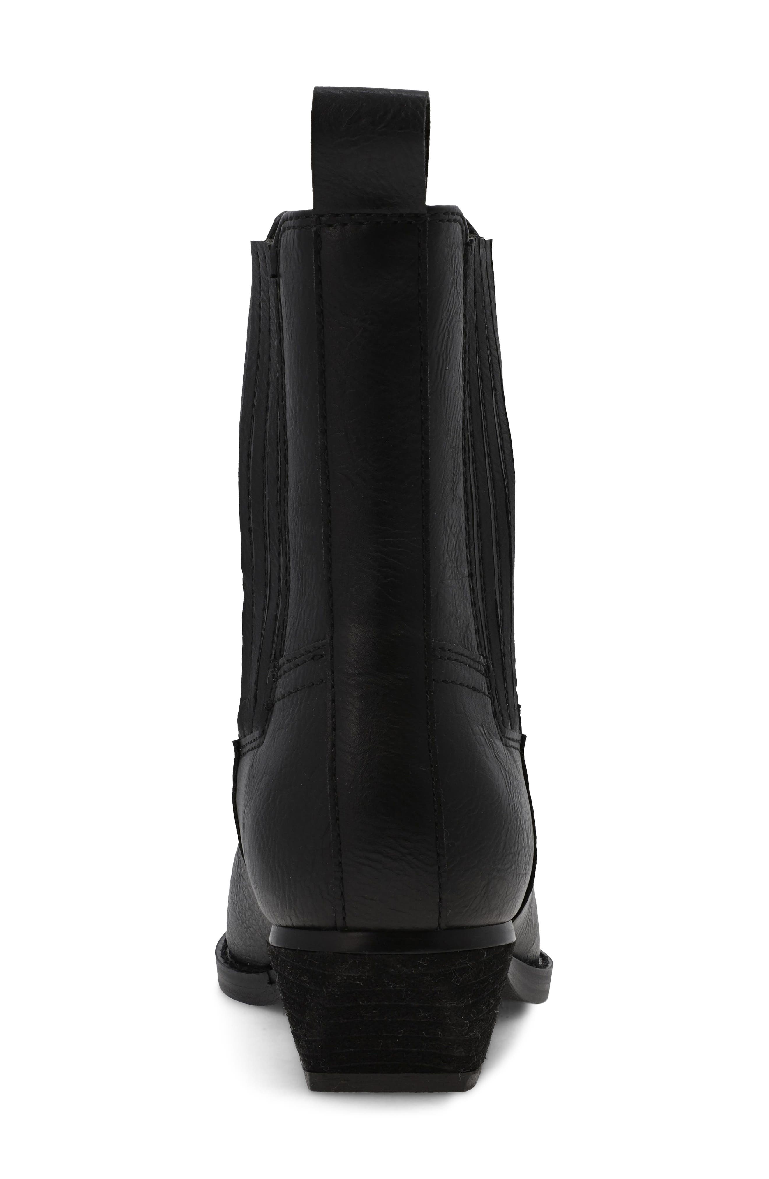 Radly Faux Leather Chelsea Boot, Alternate, color, BLACK