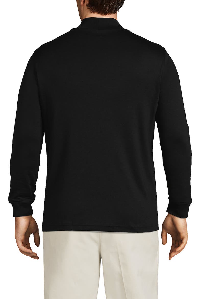 Cotton Supima Mock Turtleneck, Alternate, color, Black