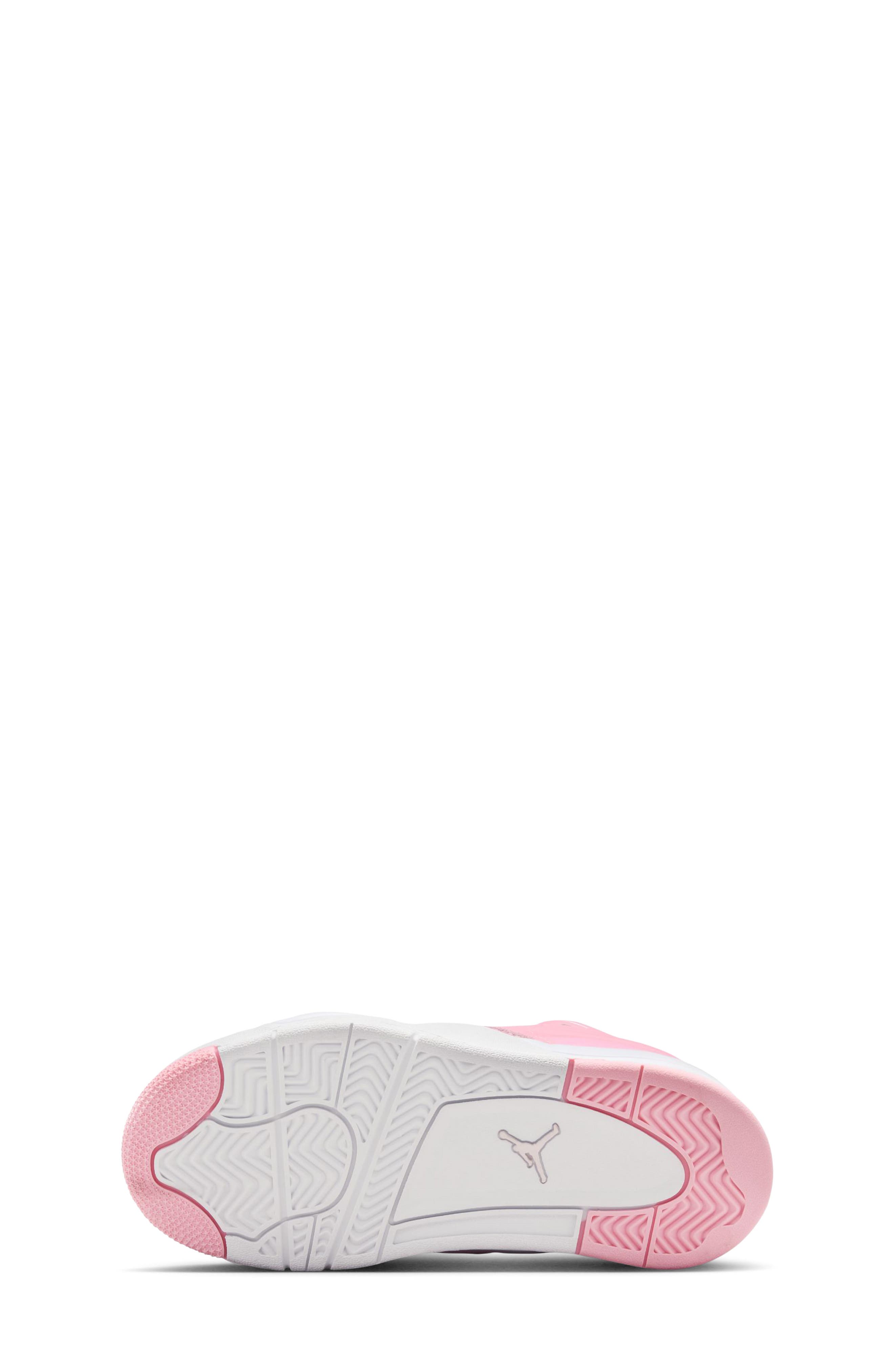Kids' Air Jordan 4 RM Sneaker, Alternate, color, SOFT PINK/WHITE/PEARL PINK