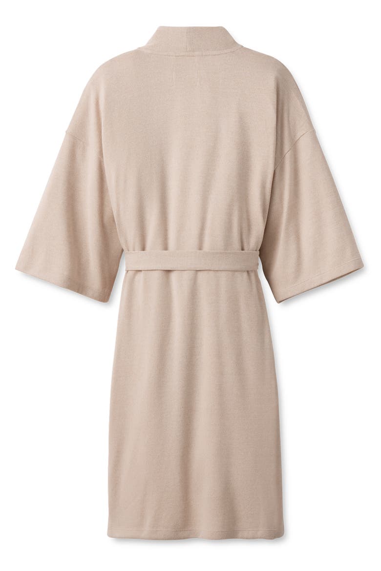 Monrose Short Robe, Alternate, color, OATMEAL HEATHER
