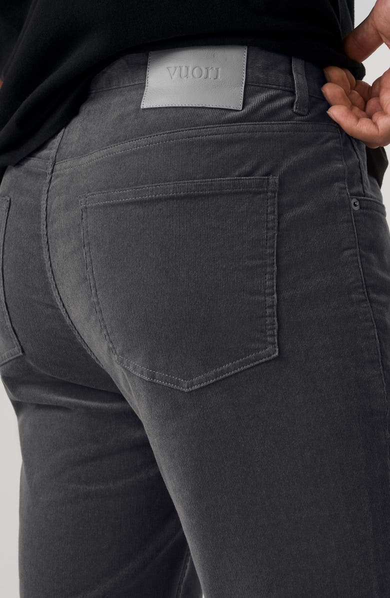 Vuori Optimist 5-Pock Cord Pants, Alternate, color, Charcoal