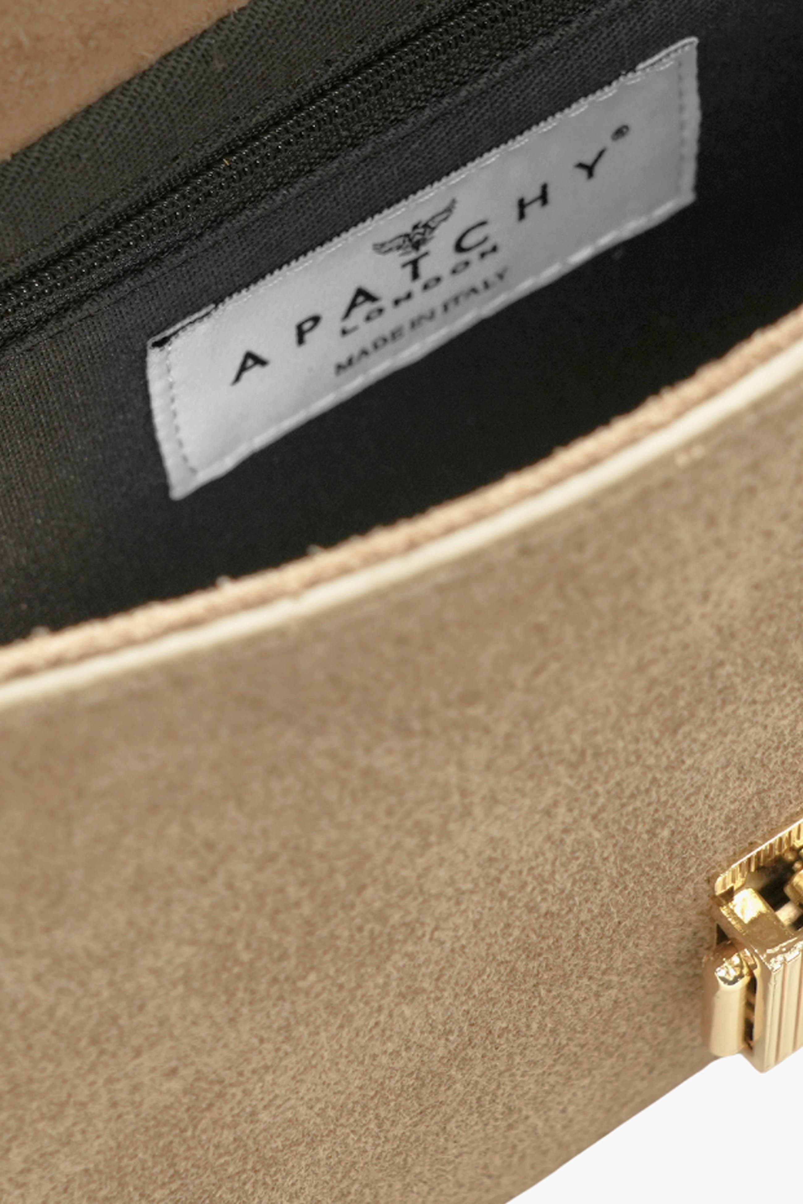 The Flora Top Handle Suede Bag, Alternate, color, Mink