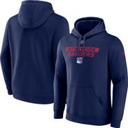 FANATICS Men's Fanatics  Navy New York Rangers Authentic Pro Core Primary Fleece Pullover Hoodie