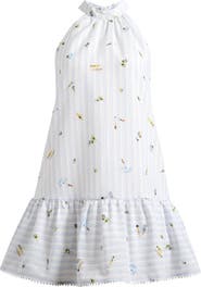 En Saison Nicole Halter Shift Minidress