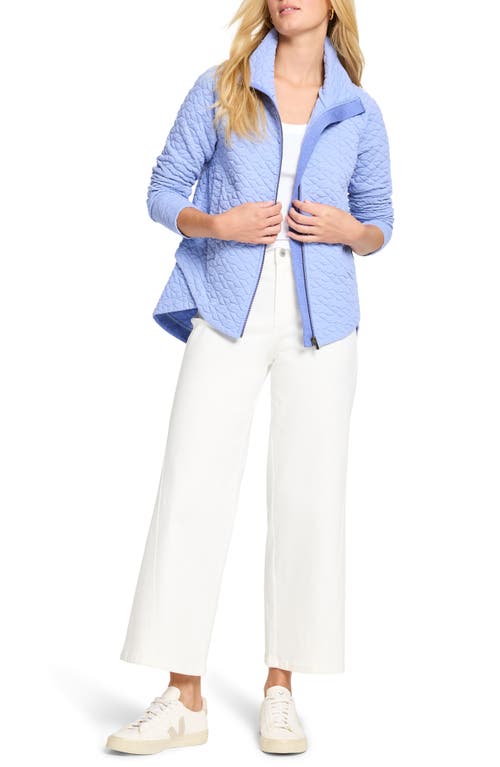 Nz Active By Nic+zoe All Year Prism Quilted Jacket In Cool Blue