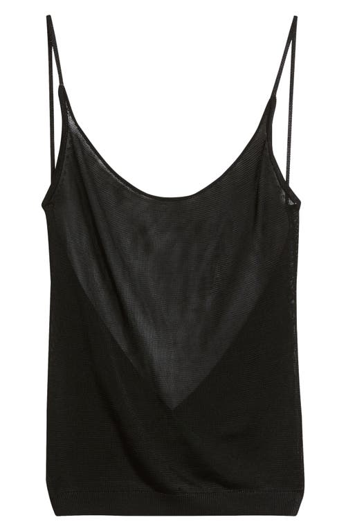 Emily Dawn Long Kipling Backless Tank In Black