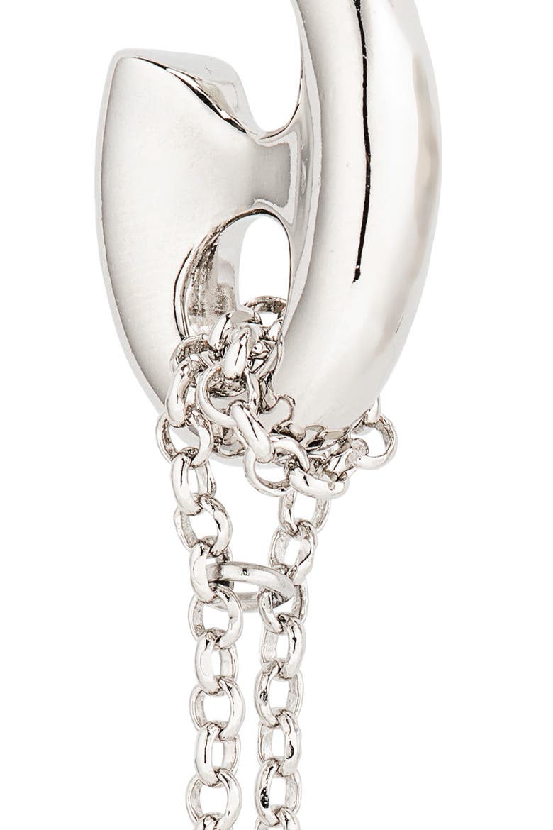 Rocio Mismatched Drop Earrings, Alternate, color, PALLADIUM