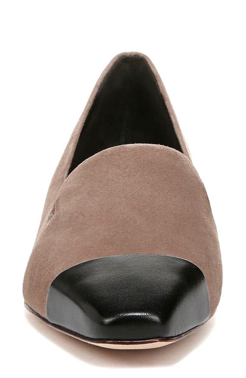 Veronica Beard Cecile Block Heel Loafer In Brown