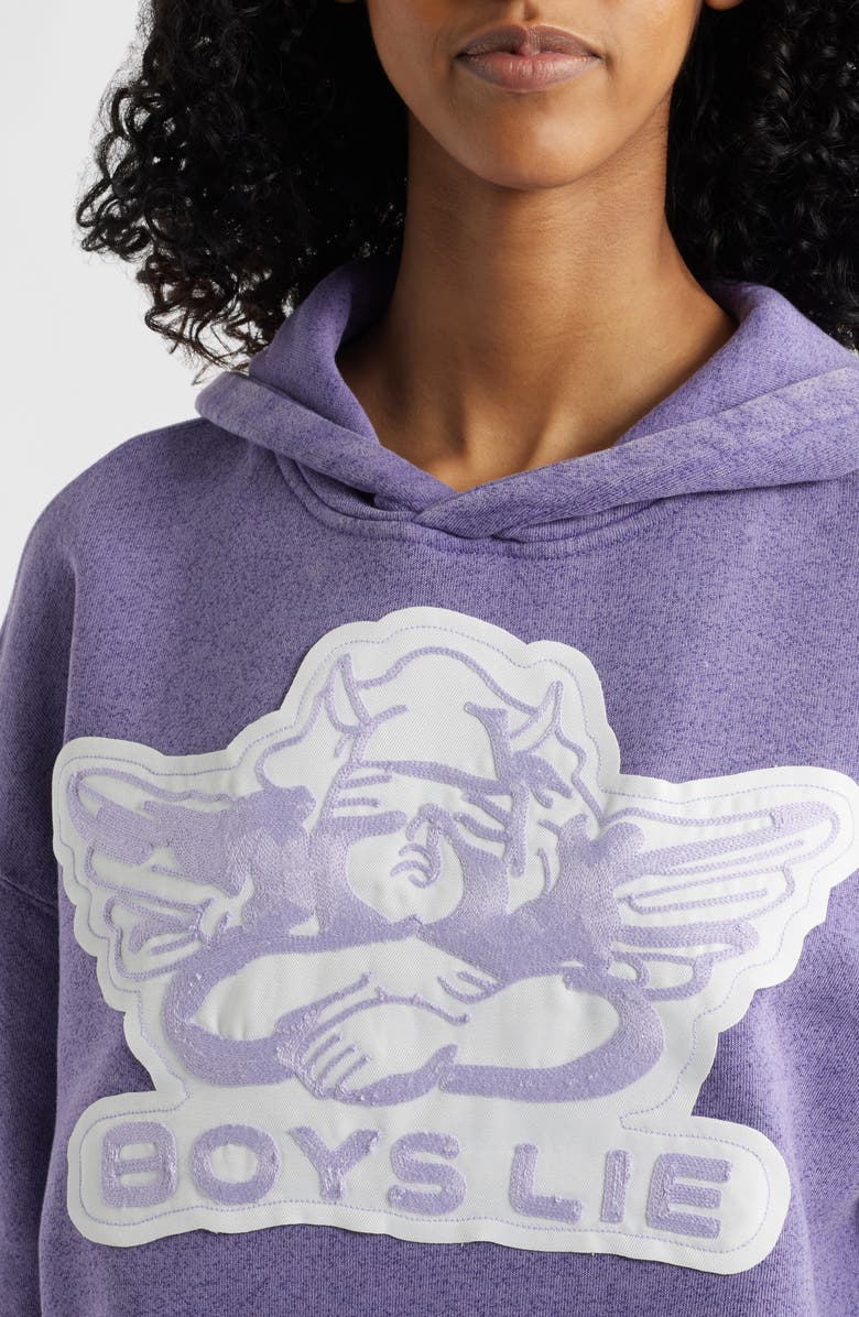 BOYS LIE Aura Let Love Guide My Way Racer Hoodie, Alternate, color,