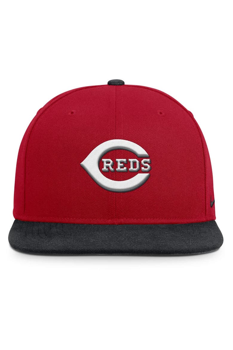 Men's Nike  Red/Black Cincinnati Reds Primetime Pro Dri-FIT Snapback Hat, Alternate, color, Red