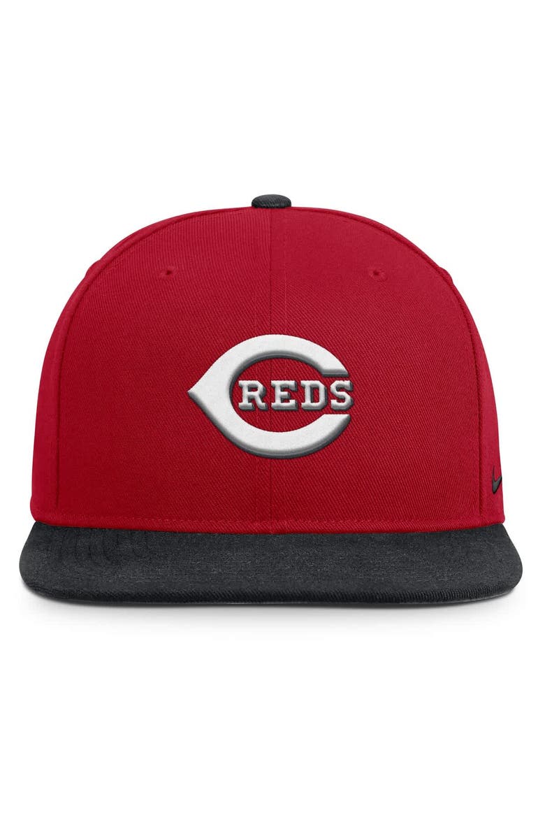 Nike Men's Nike Red/Black Cincinnati Reds Primetime Pro Dri-FIT Snapback Hat, Alternate, color, Red