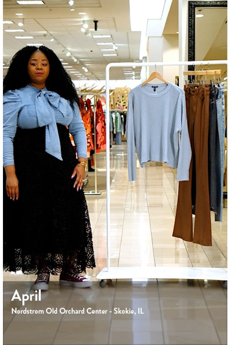 Organic Cotton Blend Rib Sweater video