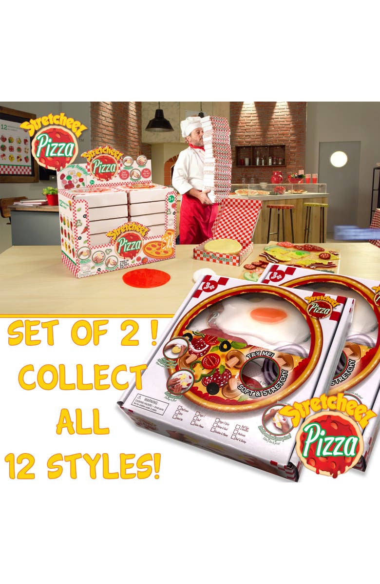 Stretcheez Pizza 2 Pack, Surprise Styles & Toppings, Alternate, color, Multicolored