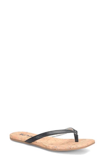 Korks Winnie Flip Flop In Black
