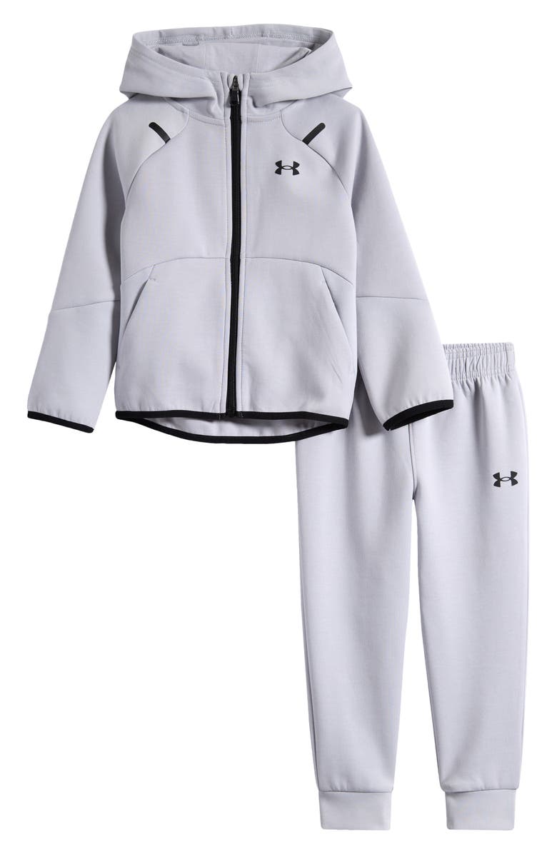 Under Armour Kids' UA Unstoppable Performance Zip Hoodie & Joggeers Set, Main, color, 