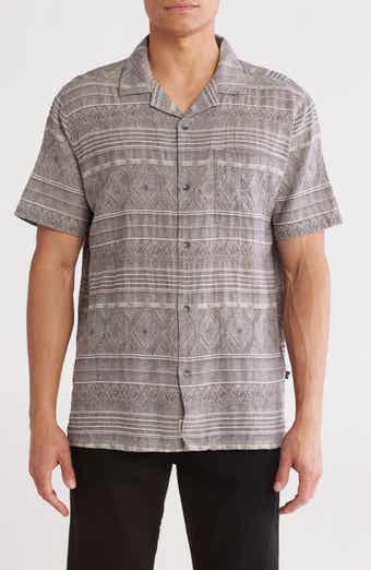 Civil Society Relaxed Fit Jacquard Camp Shirt