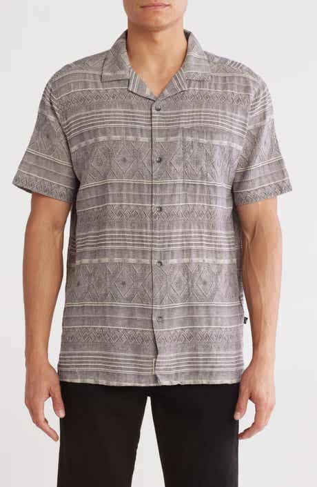Civil Society Relaxed Fit Jacquard Camp Shirt