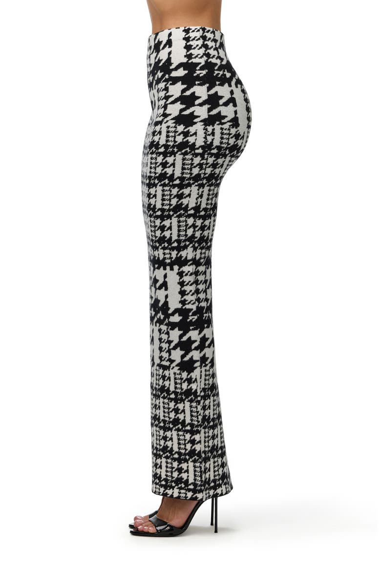 Dual Houndstooth Maxi Skirt, Alternate, color, DUAL HOUNDSTOOTH