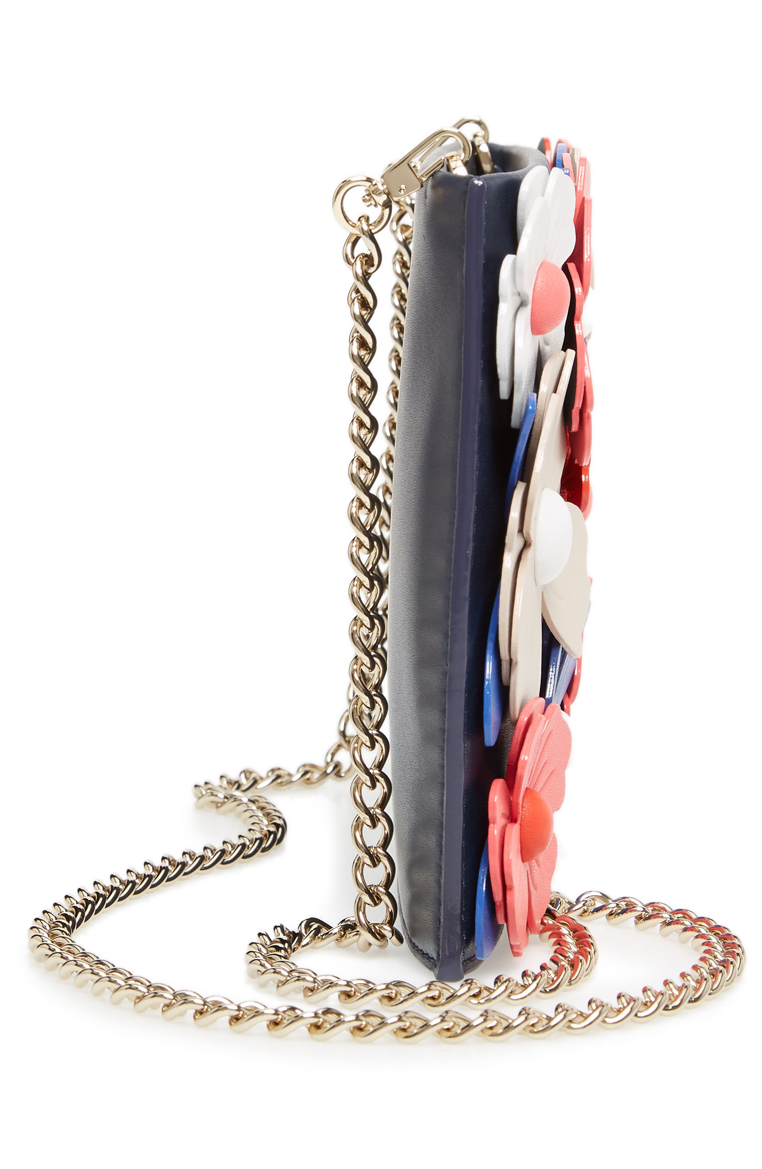 madison daisy lane - sima leather crossbody bag, Alternate, color, BLAZER BLUE MULTI