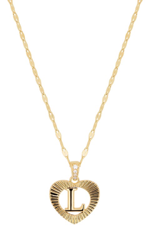 Modern Muse Love Initial Necklace