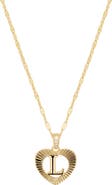 ATHRA LUXE The Modern Love Initial Necklace