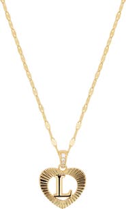 ATHRA LUXE Modern Muse Love Initial Necklace