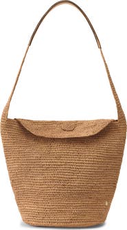 Helen Kaminski Yala Crochet Raffia Shoulder Bag