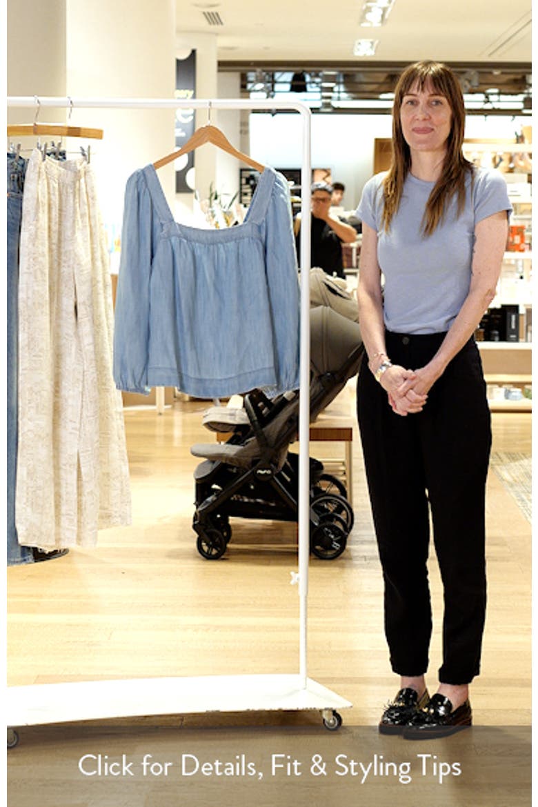 Serena Chambray Top video