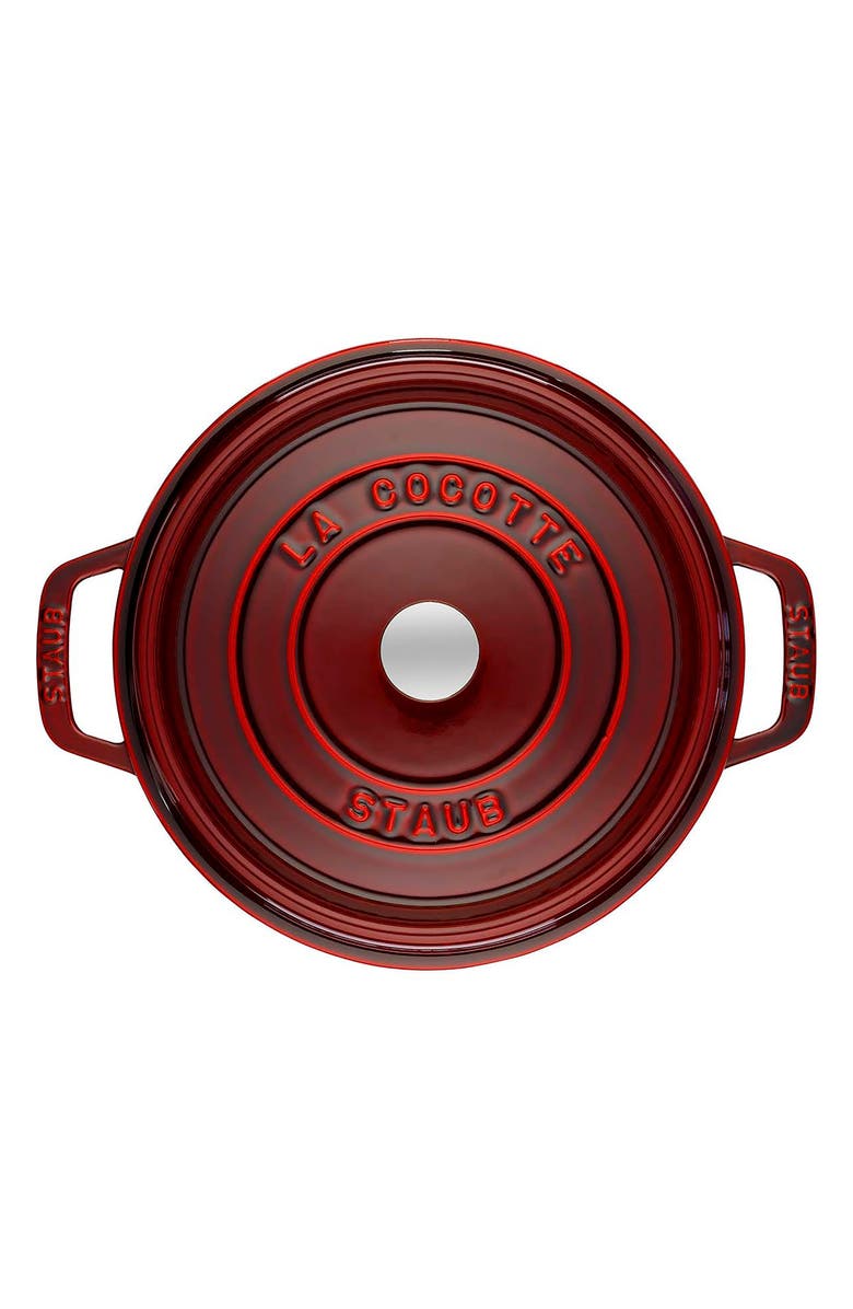 Staub 2.75-Quart Enameled Cast Iron Dutch Oven, Alternate, color, Grenadine