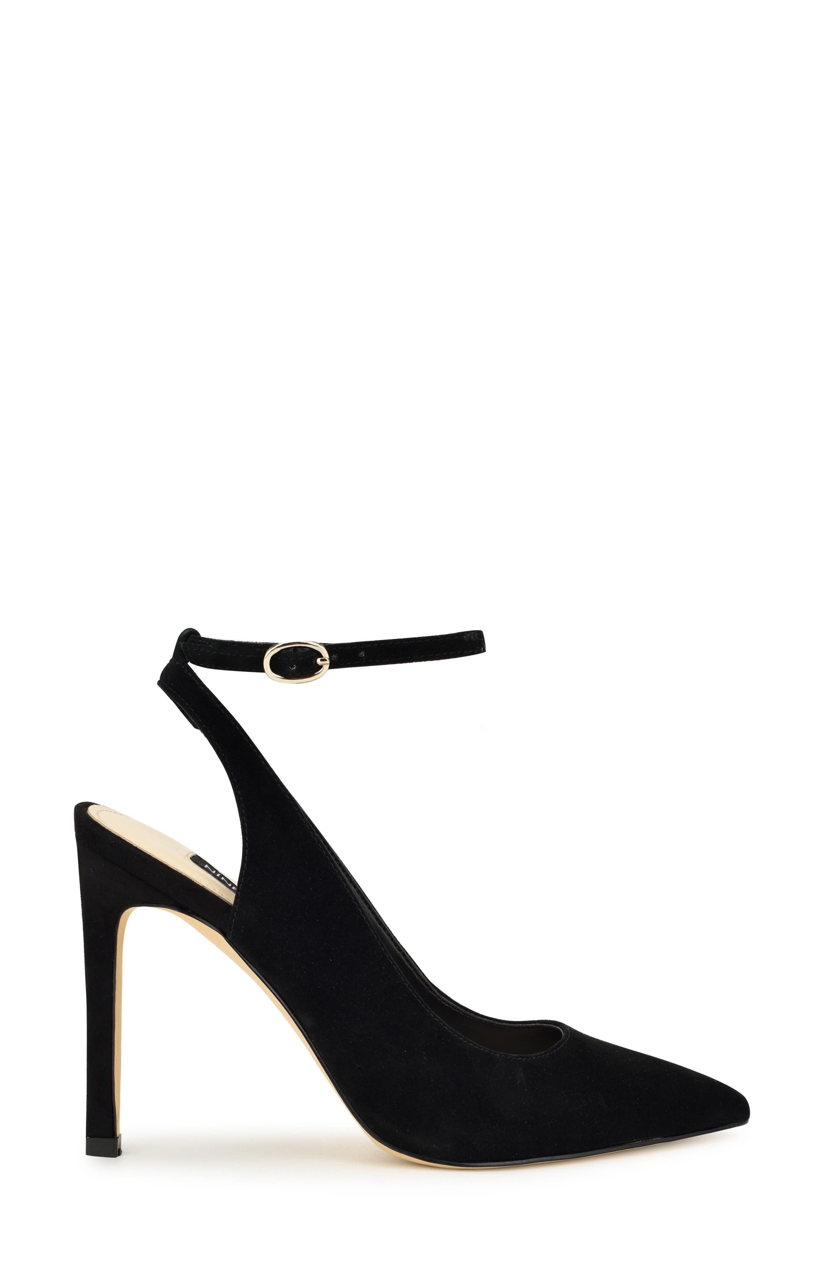 Nine West Taran Ankle Strap Pointed Toe Pump, Alternate, color, 