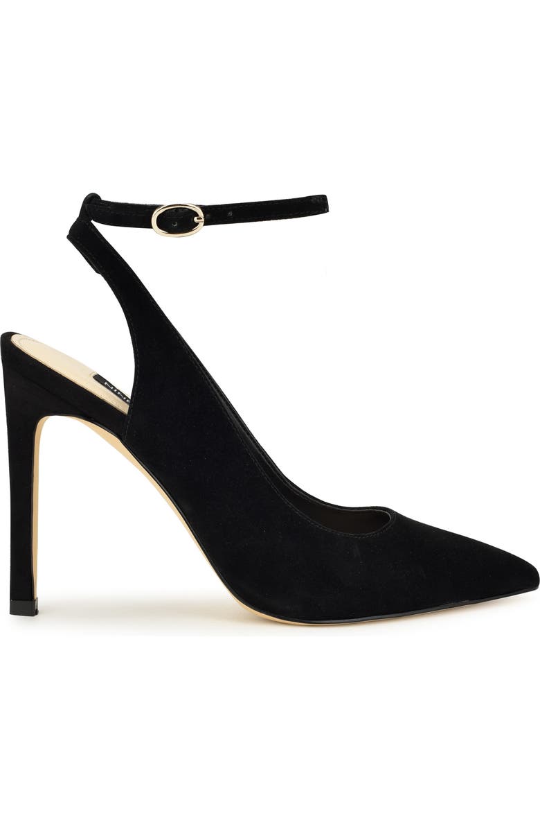 Nine West Taran Ankle Strap Pointed Toe Pump, Alternate, color,