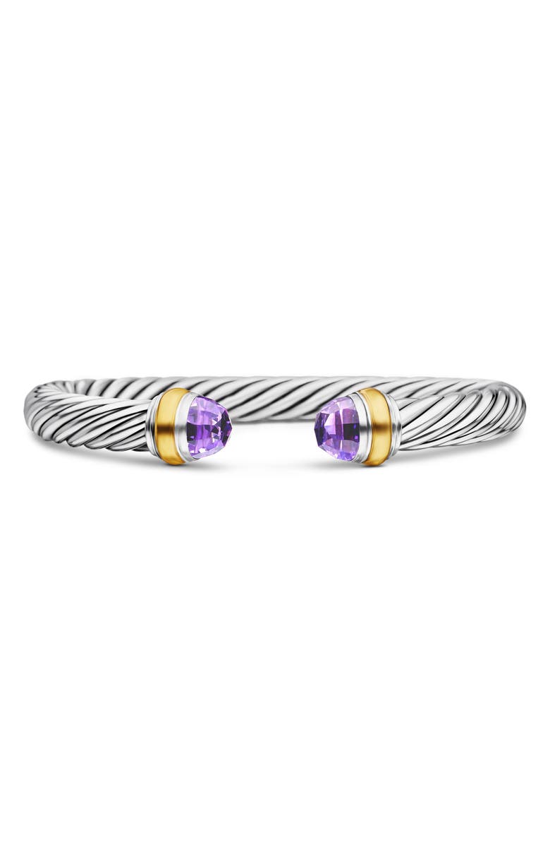 David Yurman Cable Classics 7mm Bracelet with 14K Gold, Main, color,