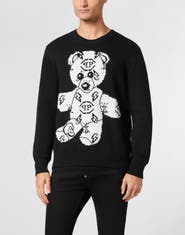 PHILIPP PLEIN Pullover Round Neck Teddy Men
