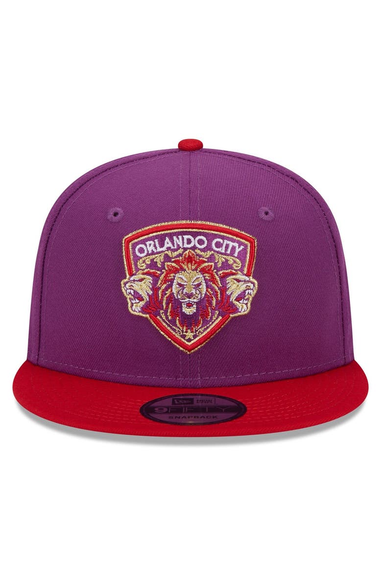 New Era Men's New Era Purple Orlando City SC Jersey Hook 9FIFTY Snapback Hat, Alternate, color, Purple