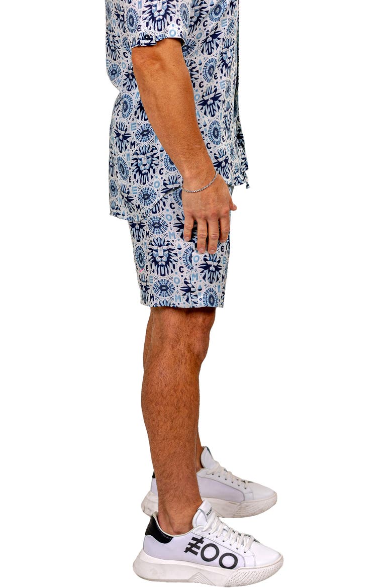Marthyr Drawstring Shorts, Alternate, color, BLUE
