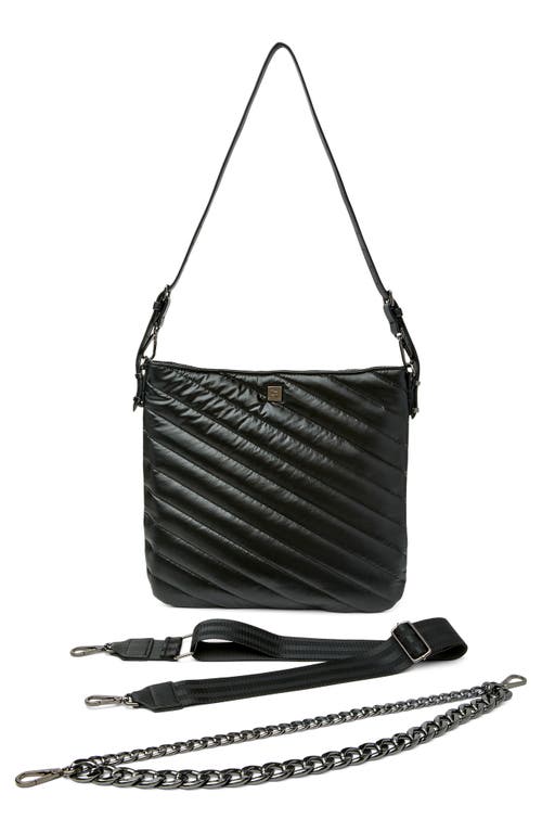 Think Royln Vip Quilted Suede Shoulder Bag