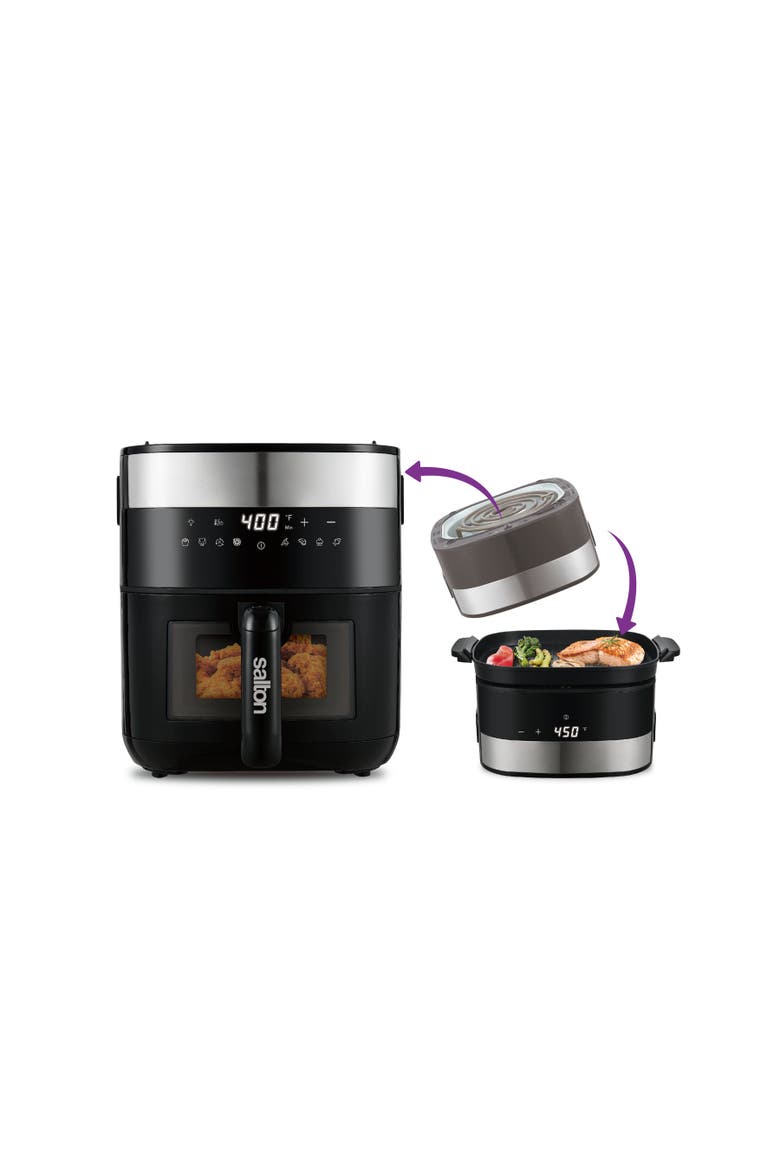 Flip and Cook Air Fryer, Main, color, Black