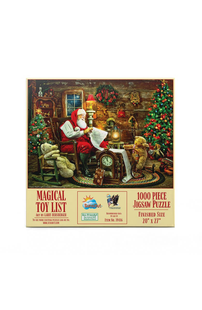 Sunsout Magical Toy List 1000 piece Jigsaw Puzzle for Adults, Alternate, color, Multicolor