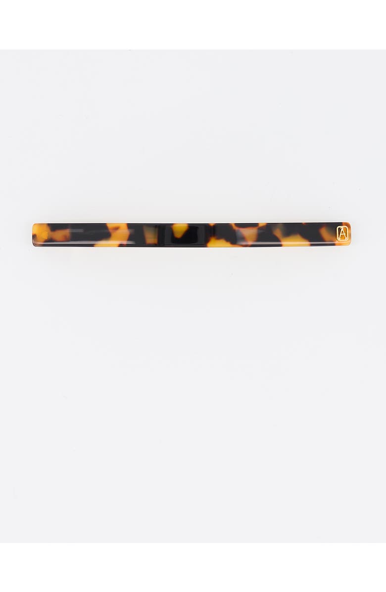 Alexandre de Paris Tuileries Fin Acetate Barette, Alternate, color, Tortoiseshell