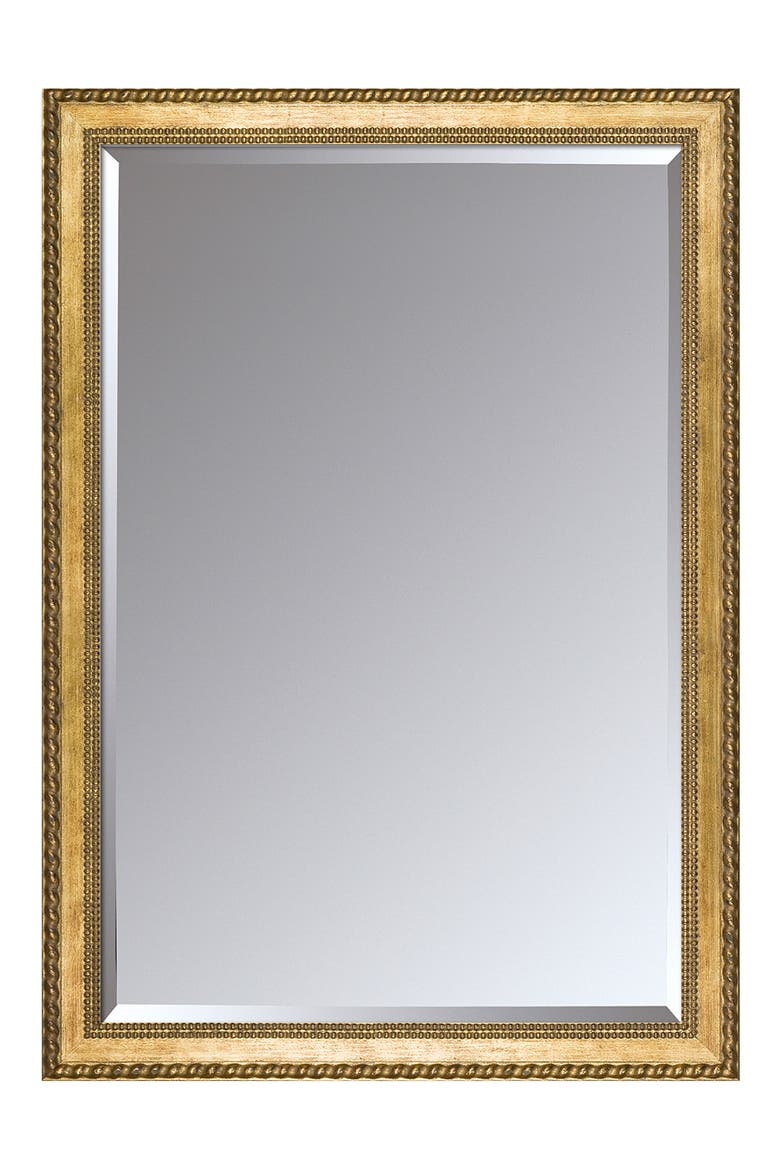 La Pastiche Verona Gold Braid Framed Mirror, Main, color, MULTI