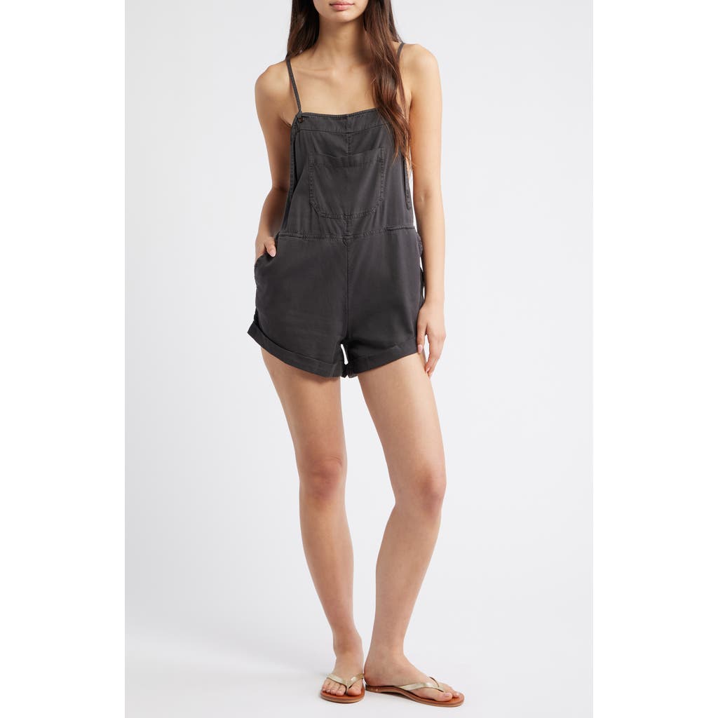 Billabong Wild Pursuit Short Overalls In Black