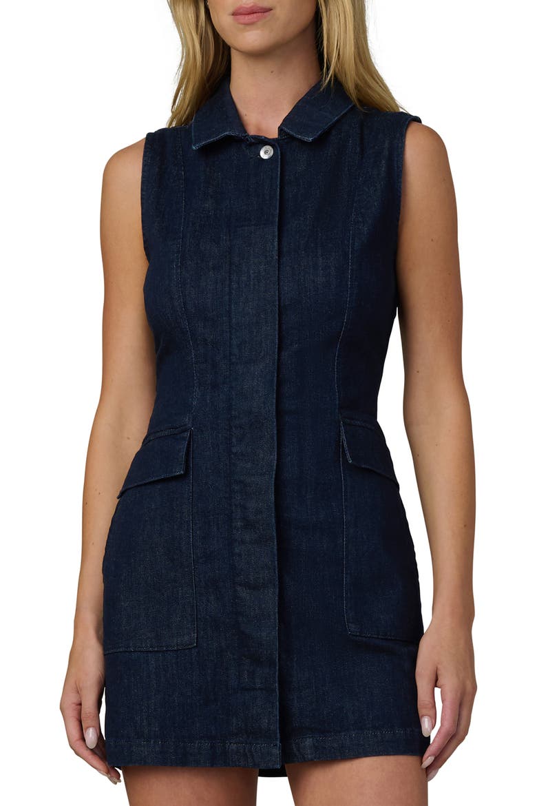 The Irina Sleeveless Denim Dress, Alternate, color, RINSE